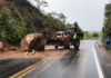 Chuva forte causa acidentes na cidade e estragos em rodovias